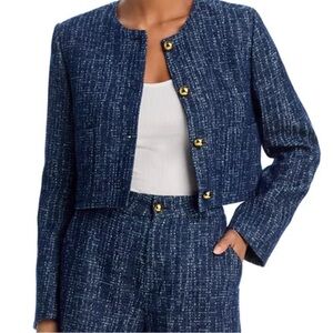 Frame Medium The Tweed Jacket Indigo
